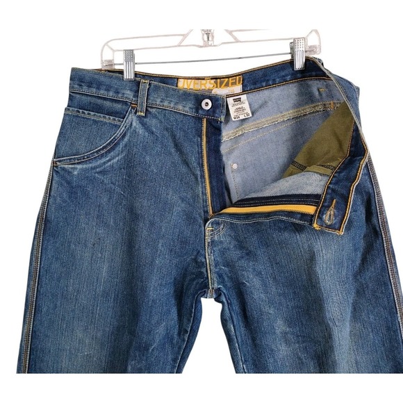 Levis SilverTab Oversized Baggy Blue Jeans Mens 34x32 Utility (36x32.5) - Picture 9 of 13